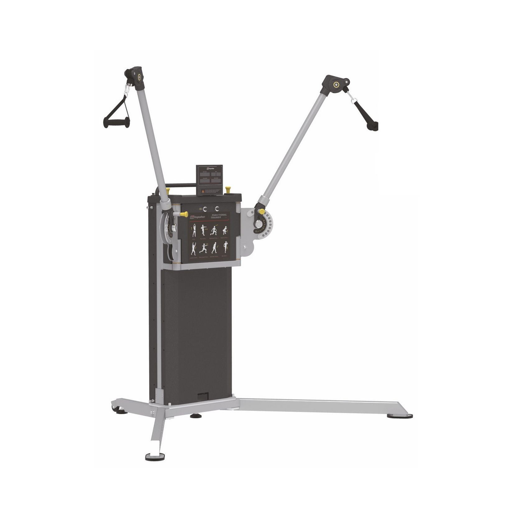 Многофункциональный профессиональный силовой тренажер двойная регулируемая тяга с воздушным сопротивлением