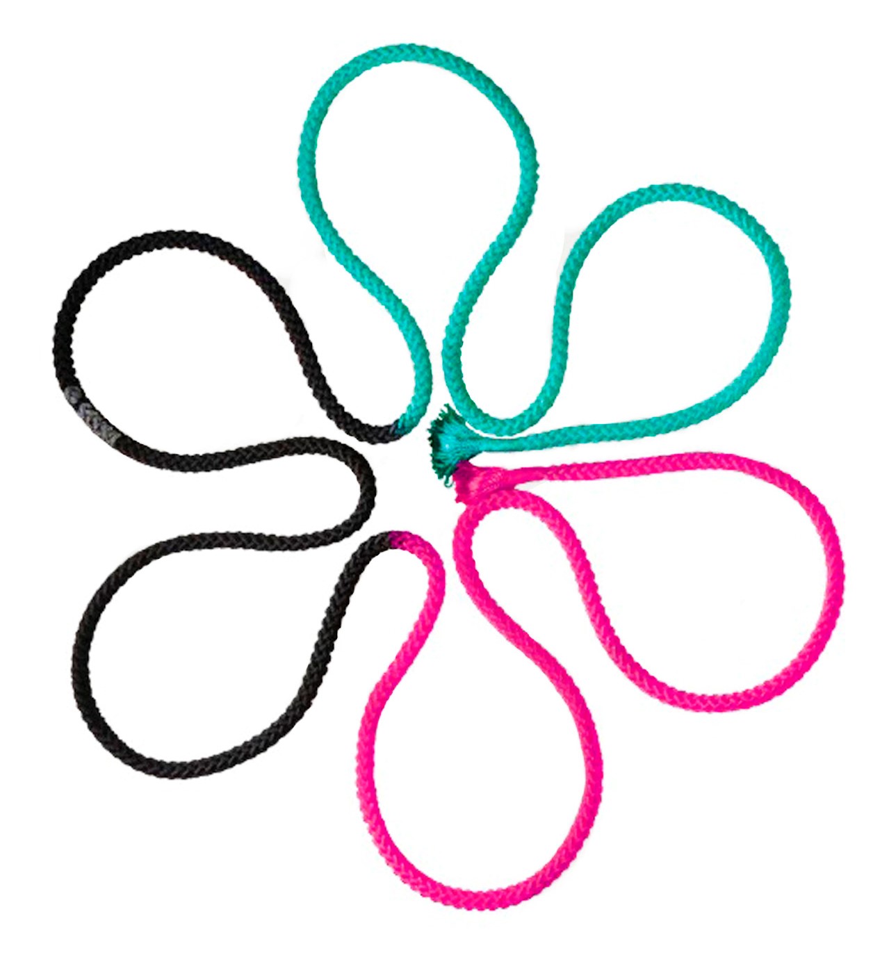 Скакалка SASAKI M-280G-F 3м EMGxBxRS EmeraldGreenxBlackxRaspberry