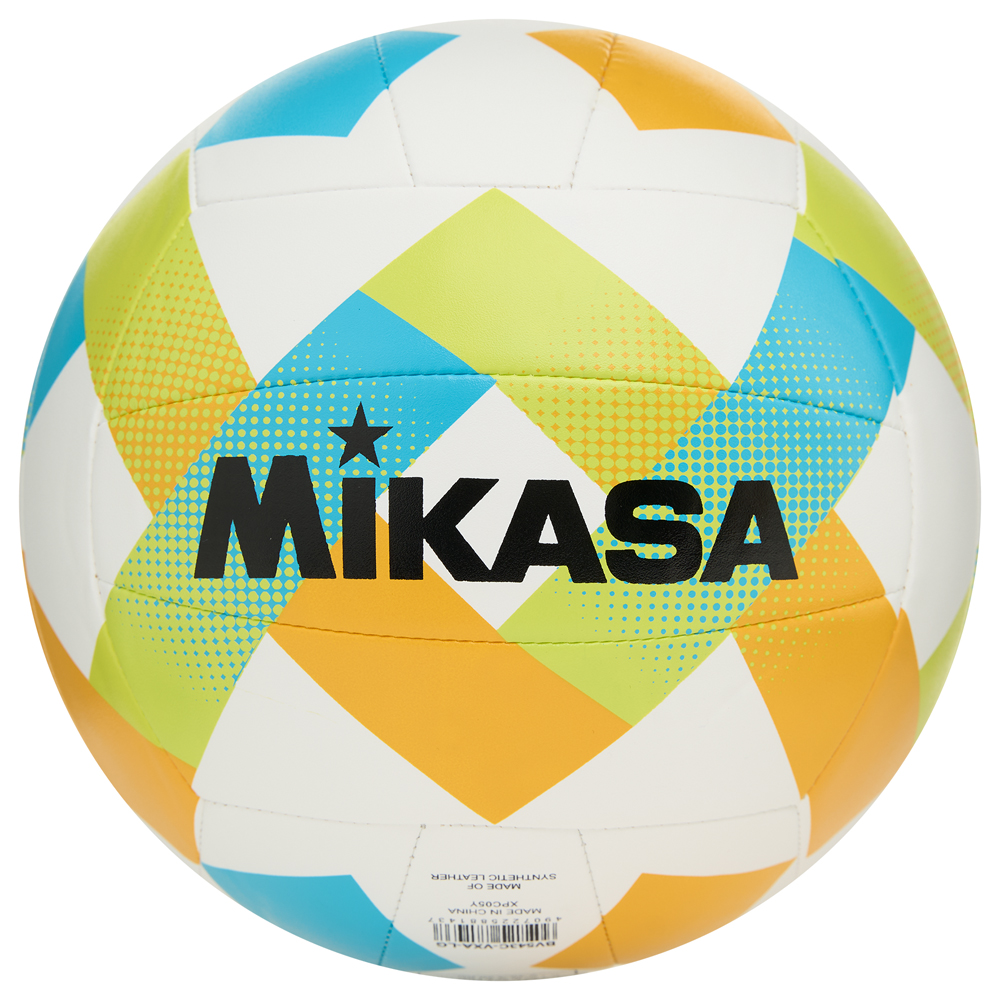 Мяч для пляжного волейбола Mikasa, Цвет Сине-желтый-белый