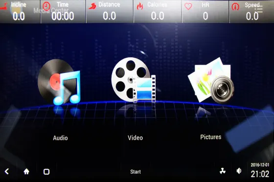 Impulse PT500H (X4-T LCD) профессиональная беговая дорожка — фото 3