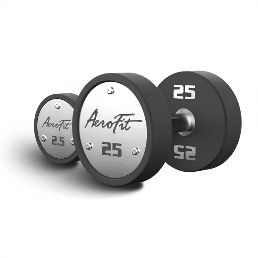 Купить Набор полиуретановых гантелей AeroFit AFPUDB2.5-25 2,5-25 кг, 10 пар, шаг 2,5 кг по цене от 230 600 руб.